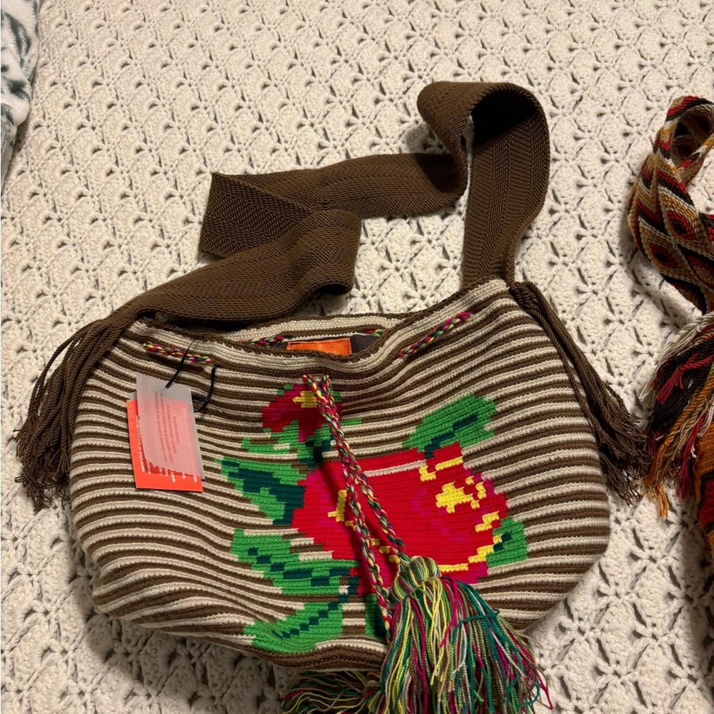 Woven mochila